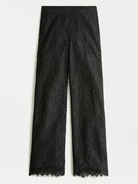 J. CREW PEYTON HIGH RISE PULL-ON LACE PANTS SIZE 4